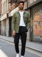 MENS CARGO JOGGERS ( 4 WAY LYCRA - BLACK ) – SB MIGRANT - Image 2