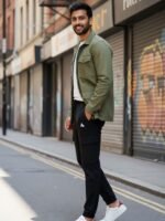 MENS CARGO JOGGERS ( 4 WAY LYCRA - BLACK ) – SB MIGRANT - Image 4