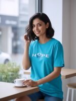 WOMENS CREW NECK T SHIRT ( BLUE) – SB ESTIVAL CN