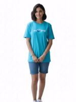 WOMENS CREW NECK T SHIRT ( BLUE) – SB ESTIVAL CN - Image 2