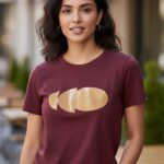 WOMENS CREW NECK T SHIRT ( MAROON) – SB ESTIVAL CN