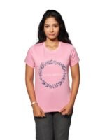 WOMENS CREW NECK T SHIRT ( PINK ) – SB ESTIVAL CN - Image 2