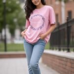 WOMENS CREW NECK T SHIRT ( PINK ) – SB ESTIVAL CN