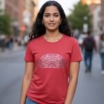 WOMENS CREW NECK T SHIRT ( RED) – SB ESTIVAL CN