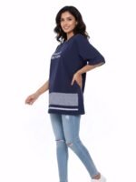 WOMEN CREW NECK OVERSIZED – SB HD GREEN – SB FREESTYLE CN - Image 2