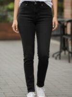 WOMENS SLIM FIT JEANS ( BLACK ) – SB ESTIVAL SLIMFIT - Image 4