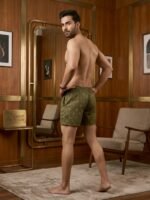 A olive green base with spot prints - Image 3